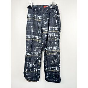 Orage Size 10 Black Dotted Prime Fabric Technology Ski Snowpants Womens